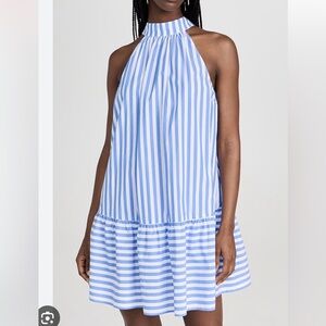 Staud Marlowe Dress - Sea Stripe - M